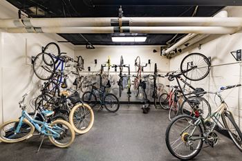 Bike storage room
